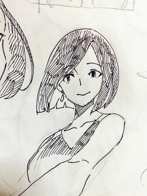 黒髪ぱっつんヘア好き 