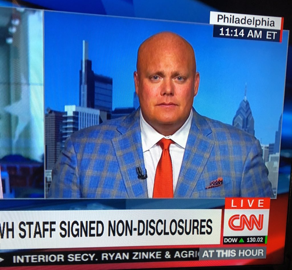 Kris_Z_Massey's tweet photo. #JimSchultz just referred to The Situation Room as the most secure room in the White House. Not. Any. More. #Omarosa #Incompetence https://t.co/ndw2H3LLJA