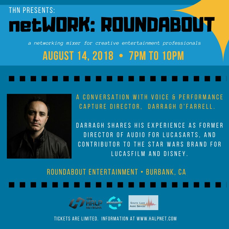 thehalpnetwork's tweet photo. Tonight's the night! It's our inaugural networking event. Please join us. There are a few tickets left.  Tickets available at https://t.co/dC3GBnqxk2  #halpnet #thehalpnetwork #creative #mixer #entertainment #postproduction #audio #gameaudio https://t.co/Q98n4kSPdO