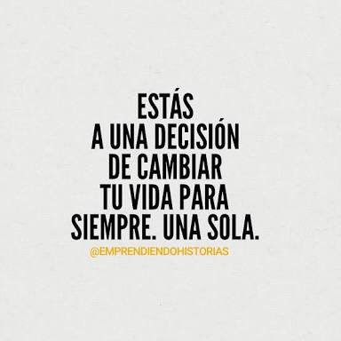 Fabiola_MX's tweet photo. A 1 sola!!! Tomar el riesgo te da 50% de posibilidades de triunfar, pero al no tomarlo pierdes el 100% de las posibilidades de ganar.
#sevaliente #dejalosmiedosatras #soynetworker
#emperenderesunanecesidad #emprendamosjuntos
#lideresconvalores
#USANA #solucionesparalavida https://t.co/lOJRGXKjVn