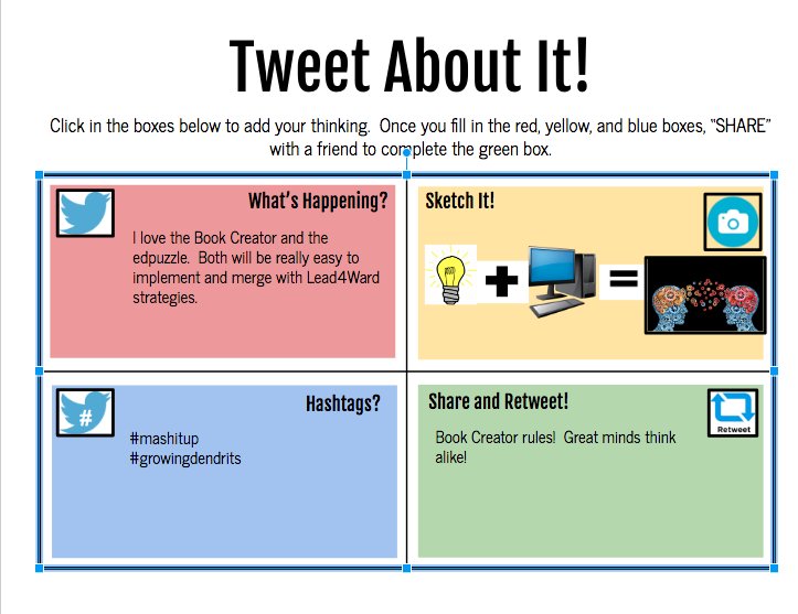 ddenej's tweet photo. Great ideas for mashing up Lead4Ward instructional strategies with EdTech Tools.  @McHughMISD #vcelem #misdemc2 https://t.co/tWtFqadl6l
