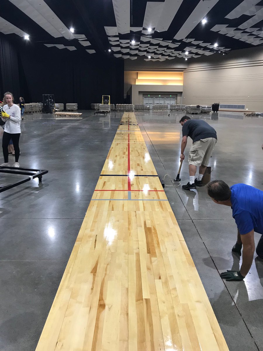 volleypond's tweet photo. Row one... DONE!!! @cfseagles https://t.co/MlQy5iahNU