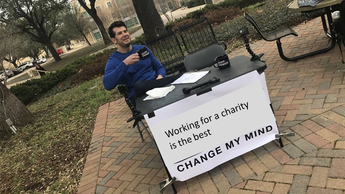 A more wholesome meme for all the third sector stunners out there xoxo