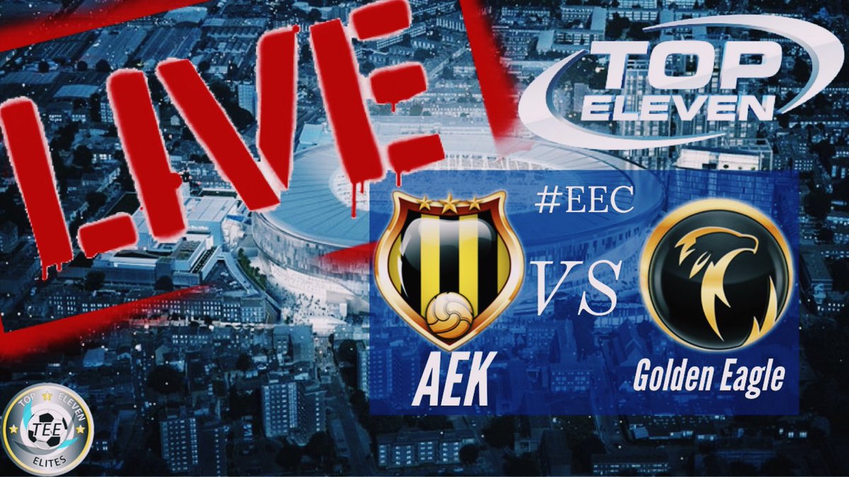 TopElevenElites's tweet photo. The @EliteEuroCup final will start in about 30 minutes come watch it with us LIVE in our YouTube Channel 

https://t.co/HhTYGqRtq5

#AEK 🆚 #GoldenEagle 

#TopEleven #WeAreElite #BornToWin https://t.co/YjqP4LqE0U