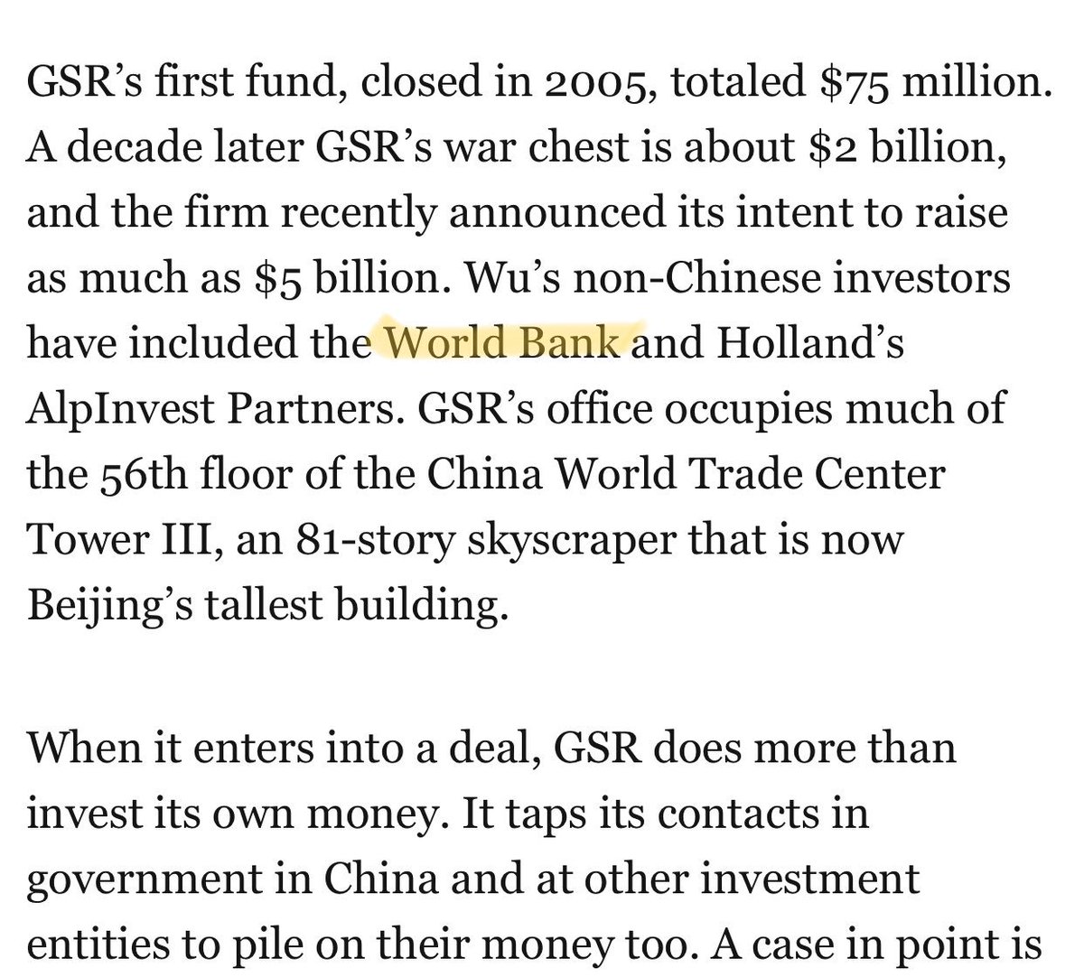 Found a nice little connection between GSR and World Bank, who Medici Land Governance signed a deal with. The thesis that GSR isn’t the only one involved seems to be a solid one. As <a href="/AlderLaneeggs/">Marc Cohodes</a> says, just short more.. $ostk