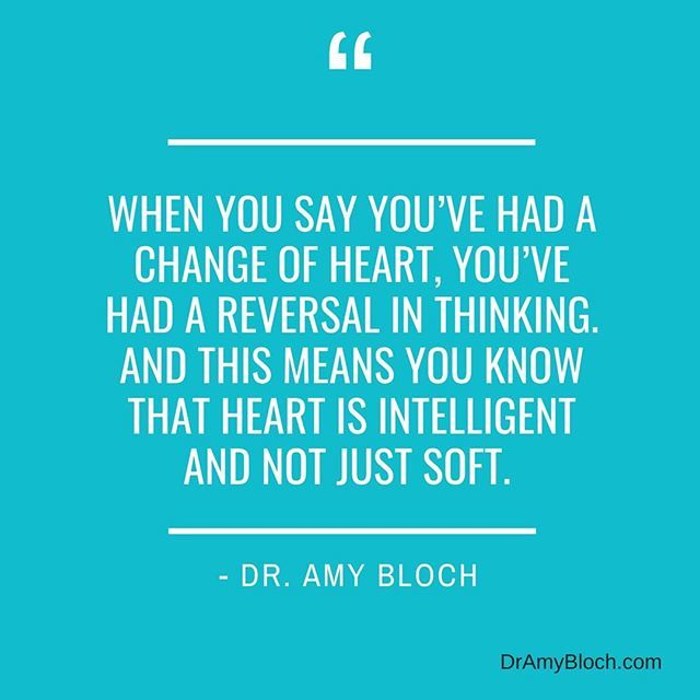 DrAmyBloch's tweet photo. When you say you’ve had a change of Heart, you’ve had a reversal in thinking. And this means you know that Heart is intelligent and not just soft. #TuesdayThoughts #UnexpectedPowerOfHeart #Heart #ChangeOfHeart #Truth https://t.co/W0FI7Yk84h https://t.co/6KhbUg3qvk