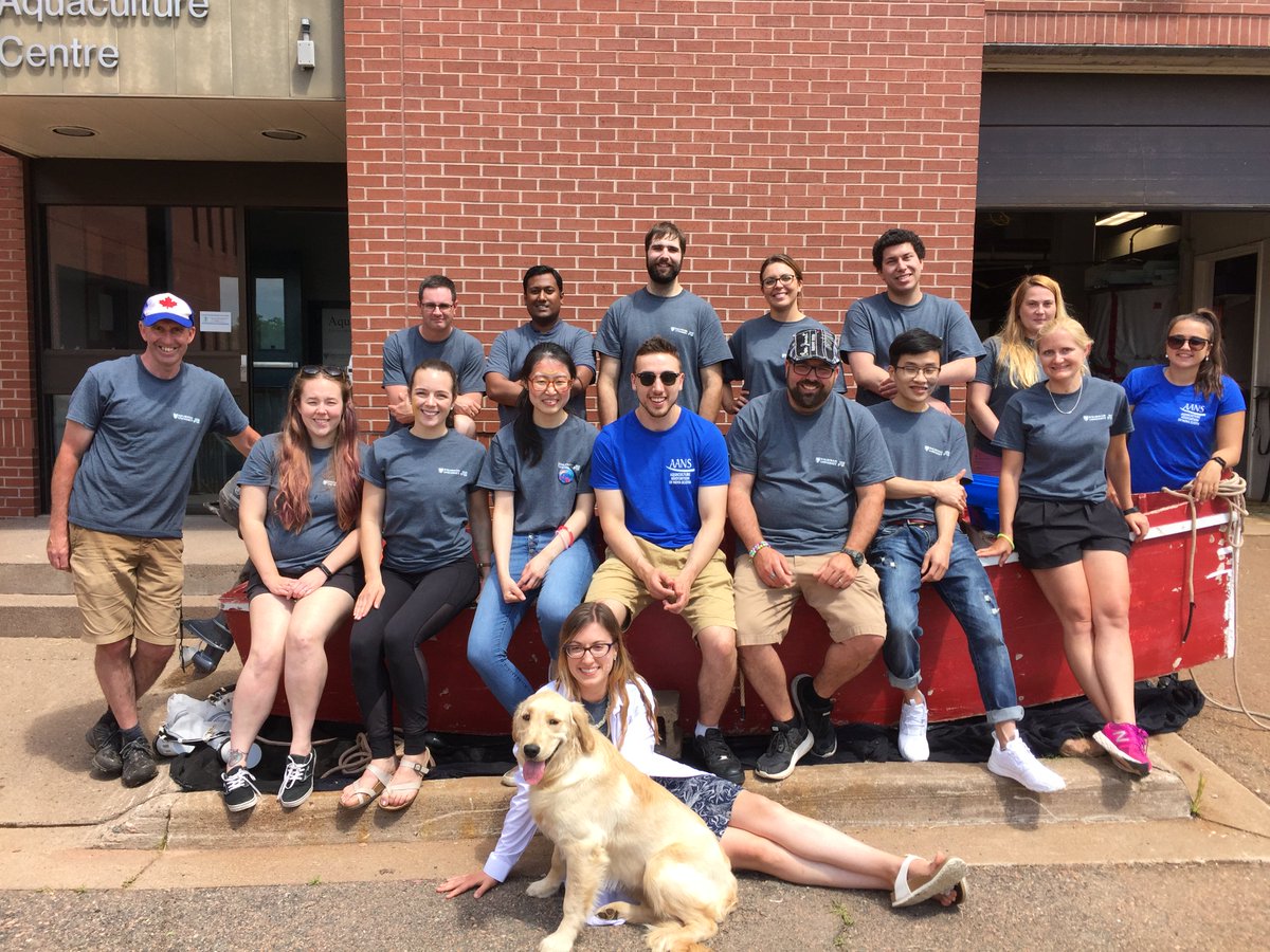 SeaFarmers's tweet photo. A huge thank you to Scott Jeffrey, Stefanie Colombo and their crew as well as Mary-Eleanor Power for hosting us on a fantastic day filled with great conversations, lots of fun and diverse sea life! We cannot wait until next years Dalhousie Community days event! #DalAC https://t.co/l5ROFwL9lZ