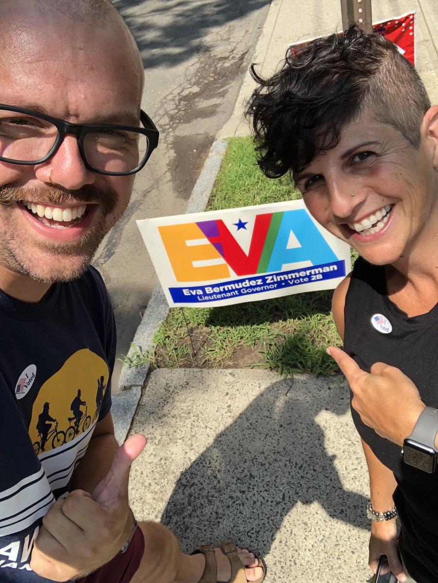 GretchenRaffa's tweet photo. Excited to vote for an incredible Organizer @evaforct who will work to return the power to the people! #ChangeIsAChoice #EvaForLG #CTPrimary #GOTV #Organizer ✊🏼 https://t.co/VH4naheJPF