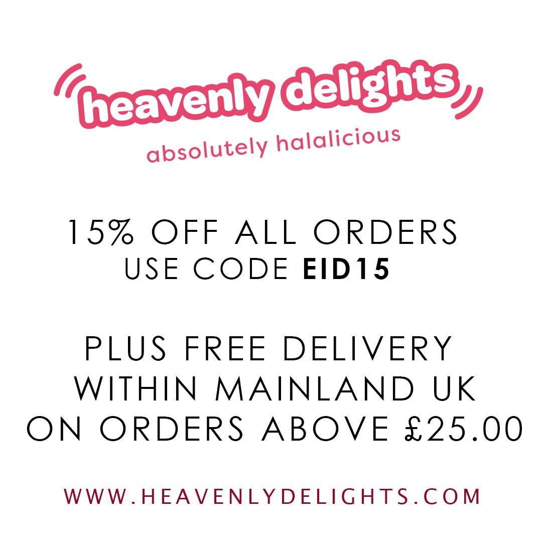 HeavenlyMallows's tweet photo. 15% off ALL orders. Use code EID15. 
Plus free delivery on orders within mainland UK on orders above £25.00 https://t.co/x3Q4CuIDT6