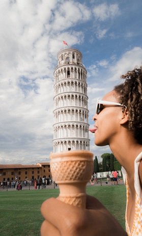 morbern_textile's tweet photo. Construction of the Leaning Tower of Pisa started on this day in 1173. We're guessing it was hot. #icecream #longhotsummer #TowerofPisa #DoubleTakeTuesday https://t.co/EeTQs3JFQp