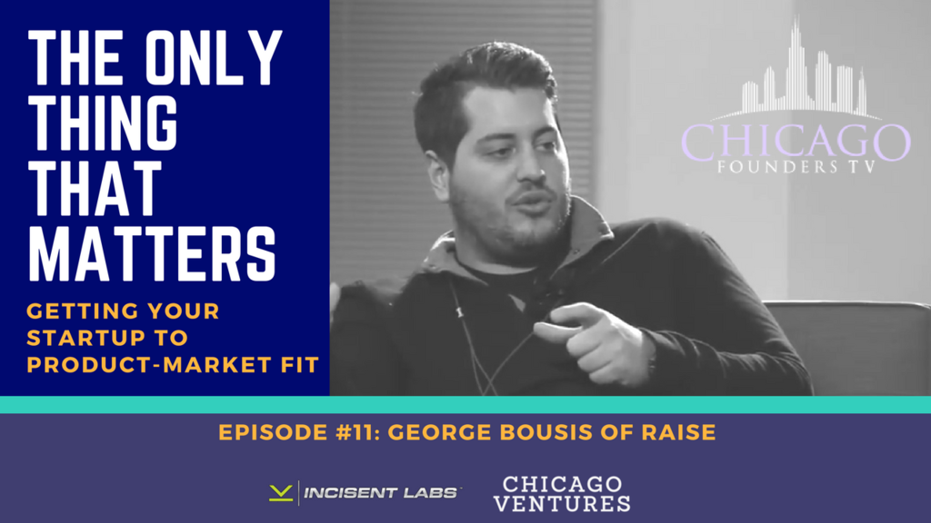 ChiFounders's tweet photo. If you haven't seen The Only Thing That Matters' episode 11 with George Bousis of RaiseMarket, you've got to check it out. What a fascinating story -- from grocery stores to gift cards. #founders #tech #startups https://t.co/j5sZRZ8eC1 https://t.co/Ms3kyXfUyv