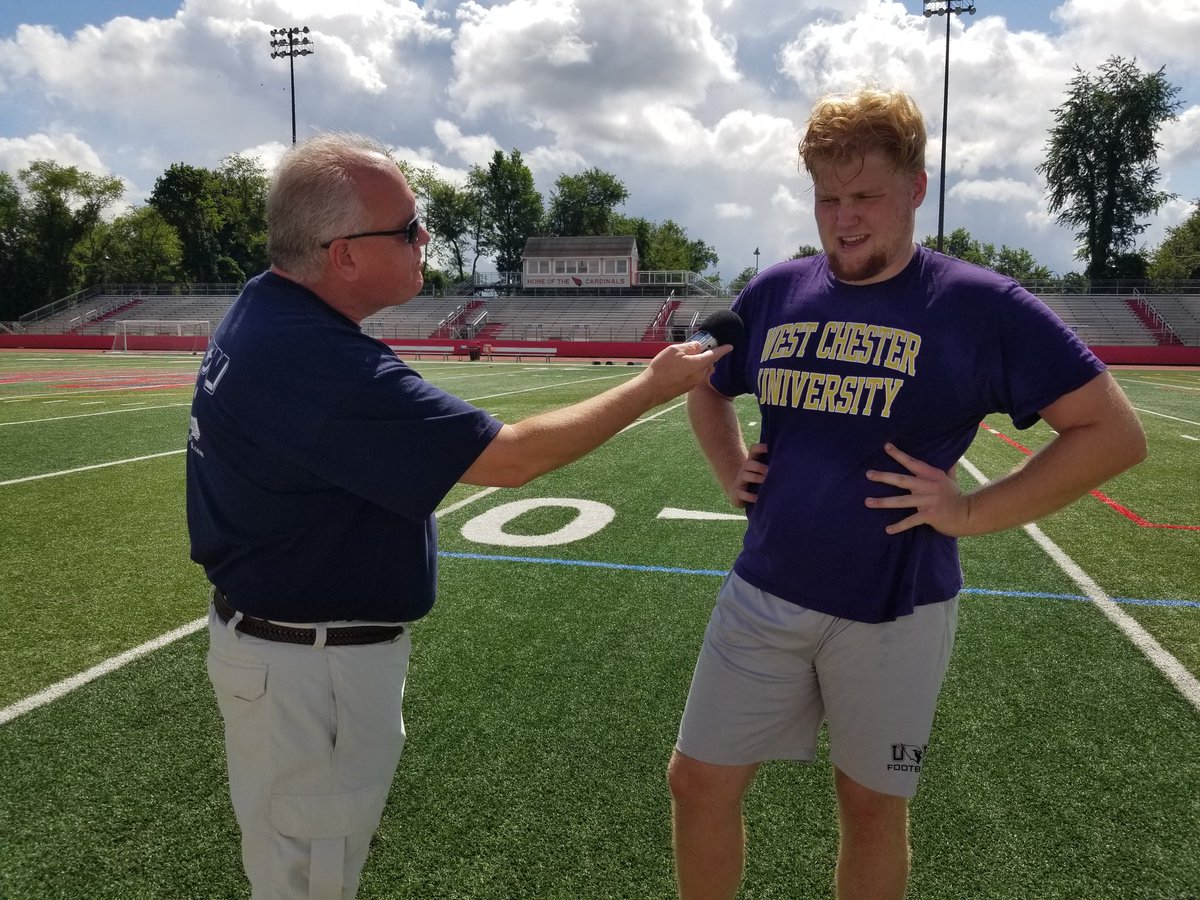 WNPV_Radio's tweet photo. Our first stop on the high school football trail today came at @UpperDublinFB practice! Later this week on 98.5 & 1440 #WNPV, hear what Coach Stover & some of his players have to say about the season ahead https://t.co/iXubgf2a3k
