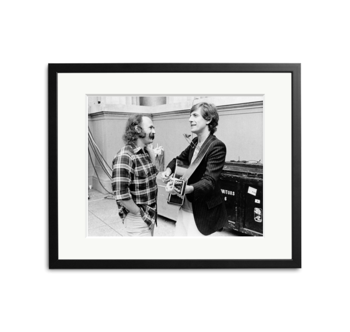 Happy Birthday to David Crosby - photographed with Graham Nash in 1982.  