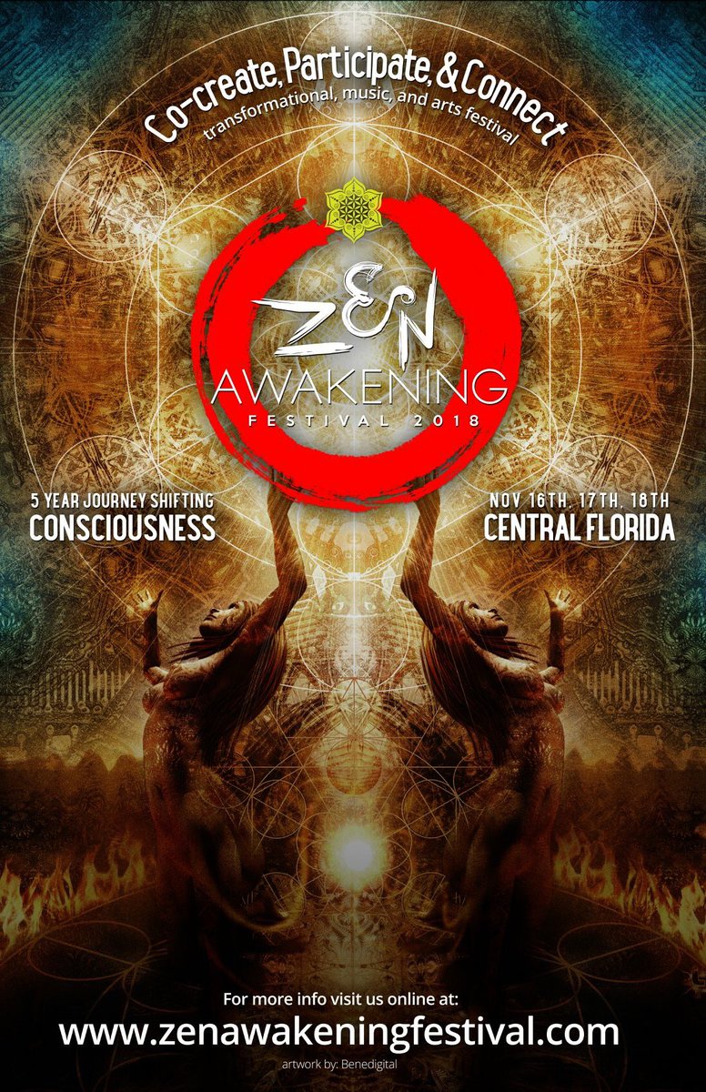 We are close to announcing the Zen Awakening Festival 2018 Official phase 1 lineup! 

Let us enjoy and appreciate the original artwork by the one and only <a href="/benedigital/">Benedigital</a> !