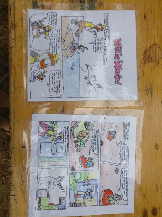 shantihorde's tweet photo. We hebben 2x een strip van Willie Wortel gevonden. Willie Wortel is uit de strip verdwenen. Hij heeft onze hulp gevraagd en wil ons vanavond ontmoeten. Spannend! https://t.co/6lyspvZCgs