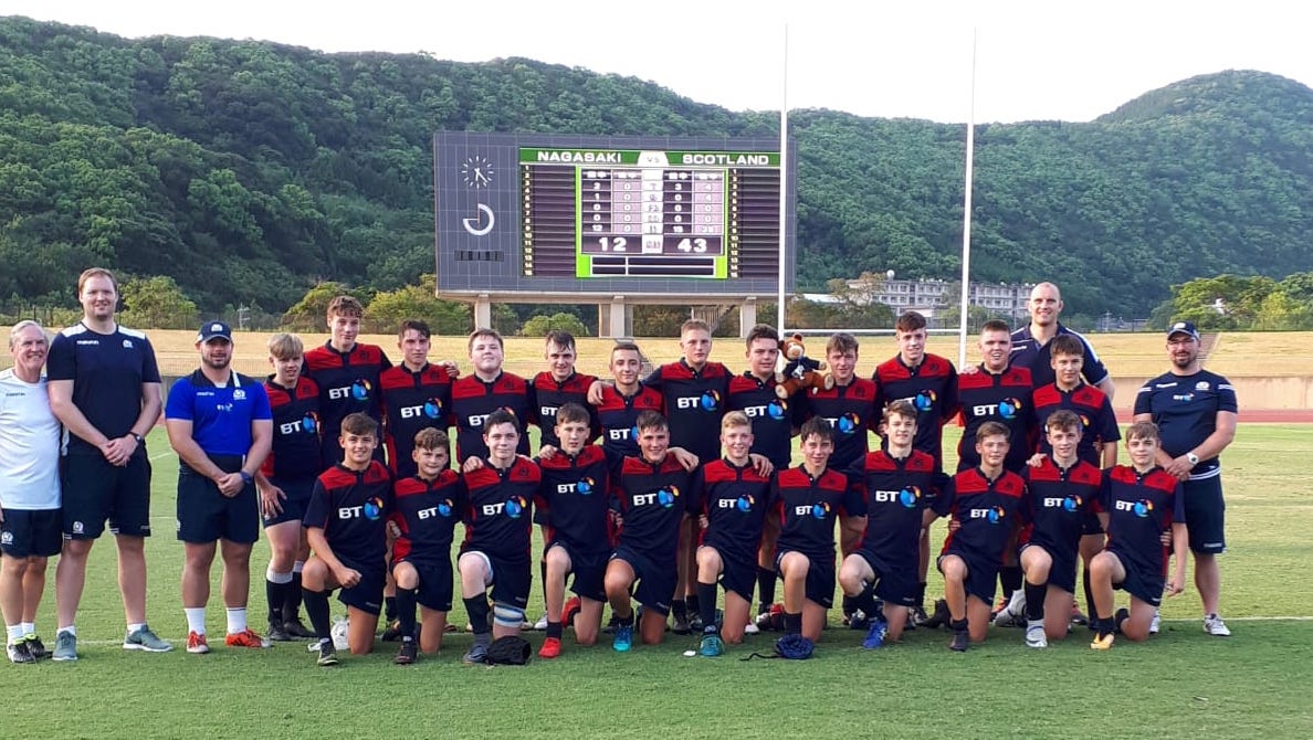 Scotlandteam's tweet photo. BLOG | As the Schools of Rugby U16 touring squad return home we hear about the players' experiences on their first international tour 👇

🗞️ https://t.co/QKuTV5ZnrC https://t.co/tLn0SCuZga