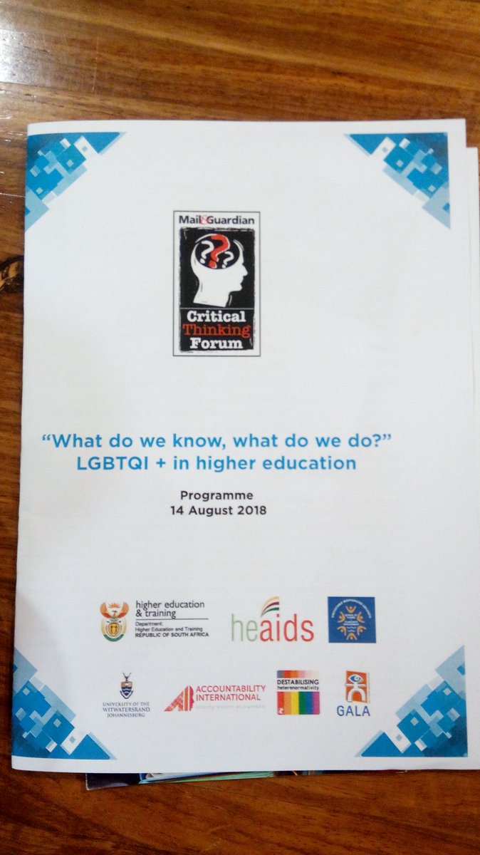 OnJourneyOf_'s tweet photo. It's about to be lit.
#QueerTalks #LGBTQI+ A re yeng ka di Talks
@mailandguardian @WitsUniversity https://t.co/cmg9H6h6yo