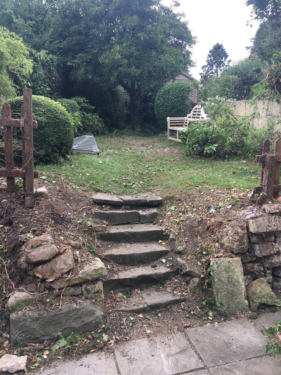 thebathgardener's tweet photo. Literally battling #Ivygate today but we did uncover even more garden! #gardenclearance #GardensHour https://t.co/KT1SgJKNoC