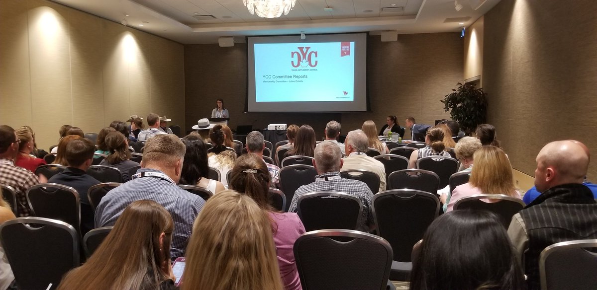 Full House for the YCC AGM at CBIC #CDNBeefConf #CDNAngus