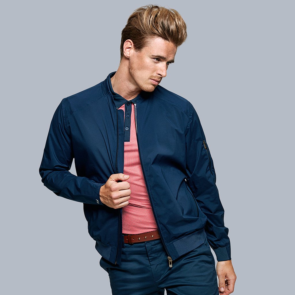 CrossSportswear's tweet photo. It has never been easier to elevate your golf outfit. Just add our waterproof, windproof and breathable Bomber Jacket. On or off the course. You choose. #crosssportswear #wherelifeandsportscross #ss18collection #golffashion #golfwear #sportsfashion #bomberjacket https://t.co/SWzBHmEApU