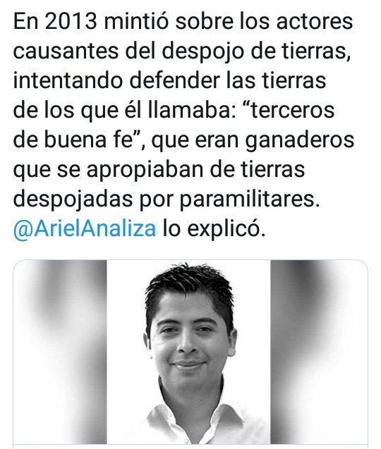 EspanaTovio's tweet image. ¿Será qué José Félix Lafaurie, con este prontuario de vieja data será un buen Contralor General de la Nación?