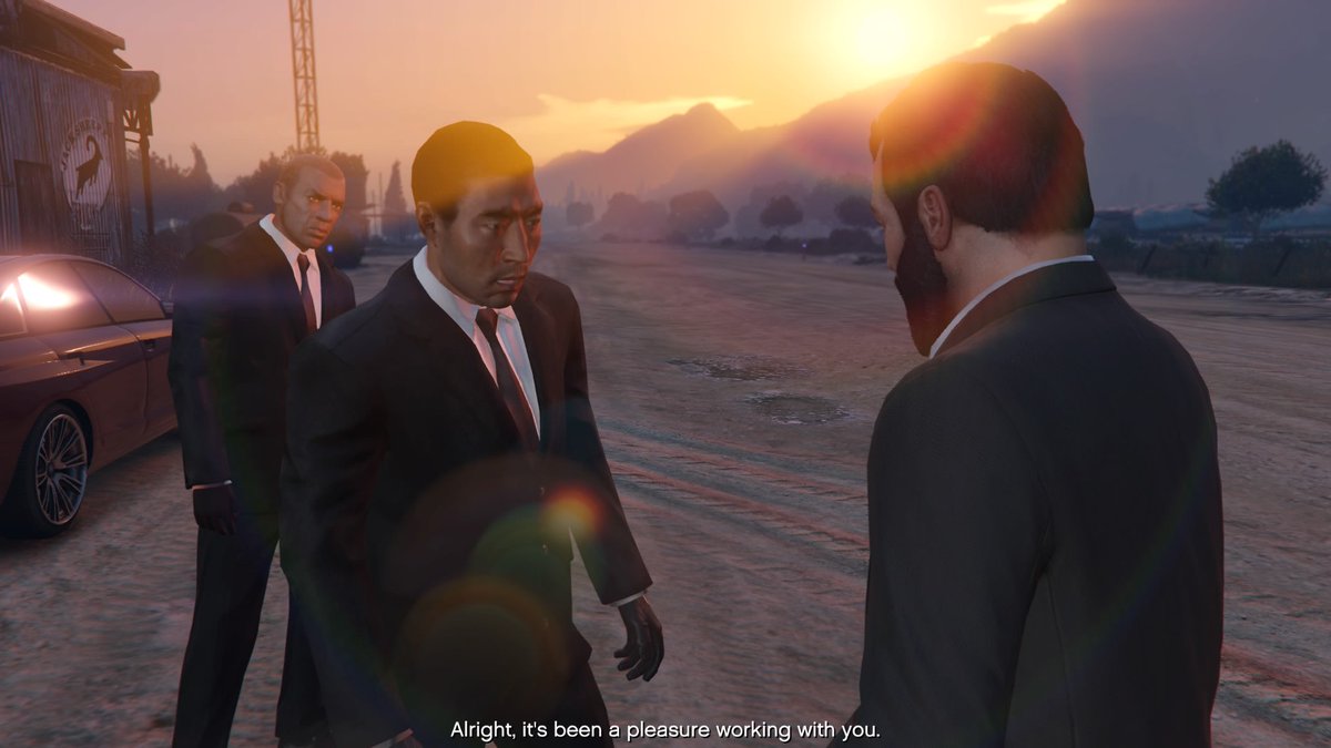 TheGnomeMad's tweet photo. @DYNAM1C_GAM3RS #PS4share #GtaVphotography Snappy #Screenshots #McCreary, #Toh, M & the rest finish #TheBigScore! https://t.co/WY38ZwvfDg