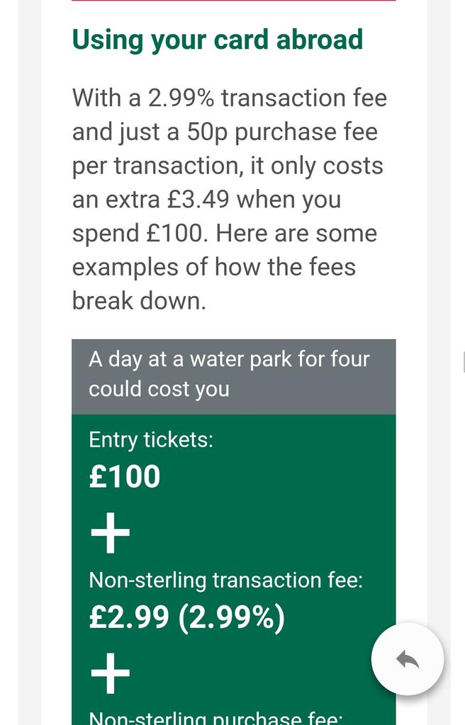 Corchall's tweet image. Ah this is gas. Lloyds trying to tell me using their card abroad is good value. 👏 For trying. But with @TransferWise @monzo @RevolutApp @StarlingBank  I'm grand thanks.