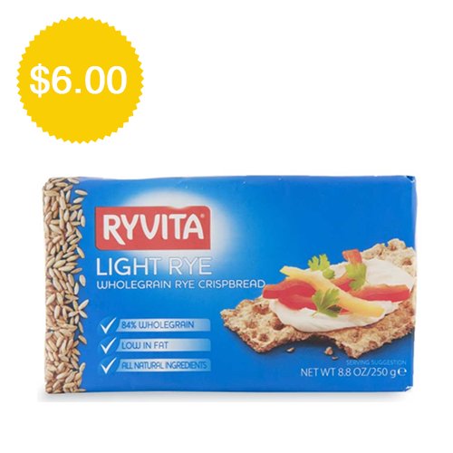 DollarwiseCarib's tweet photo. Ryvita Light and Dark Rye Wholegrain Crispbread available at Dollarwise for $6.00 each! Enjoy a delicious snack that’s also full of healthy ingredients!
#Dollarwise #dollarstore #Barbados #snacktime #snackfood #healthyfood #healthyliving #Ryvita https://t.co/UsNmfWFcBz