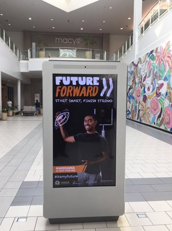 ConnectCCP's tweet photo. Future Forward Marijuana Youth Prevention has rolled out its Back to School Campaign - "Start Smart, Stay Strong" - Look for these at Arden Mall as well as on billboards throughout Sacramento County! Yea!
#itsmyfuture https://t.co/pS2b1Ah9Mq