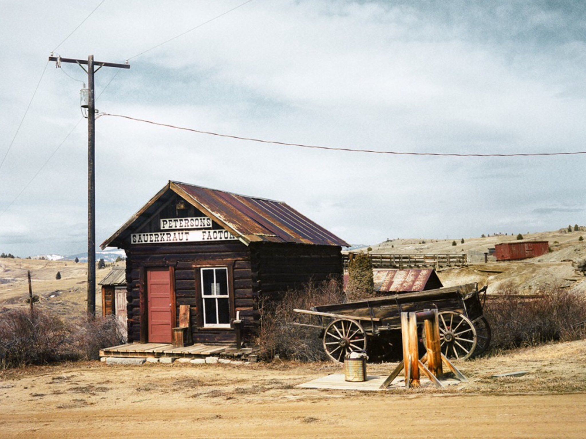 Wim Wenders, from the series, Time capsules at the side of the road. Happy Birthday, Mr. Wenders. 