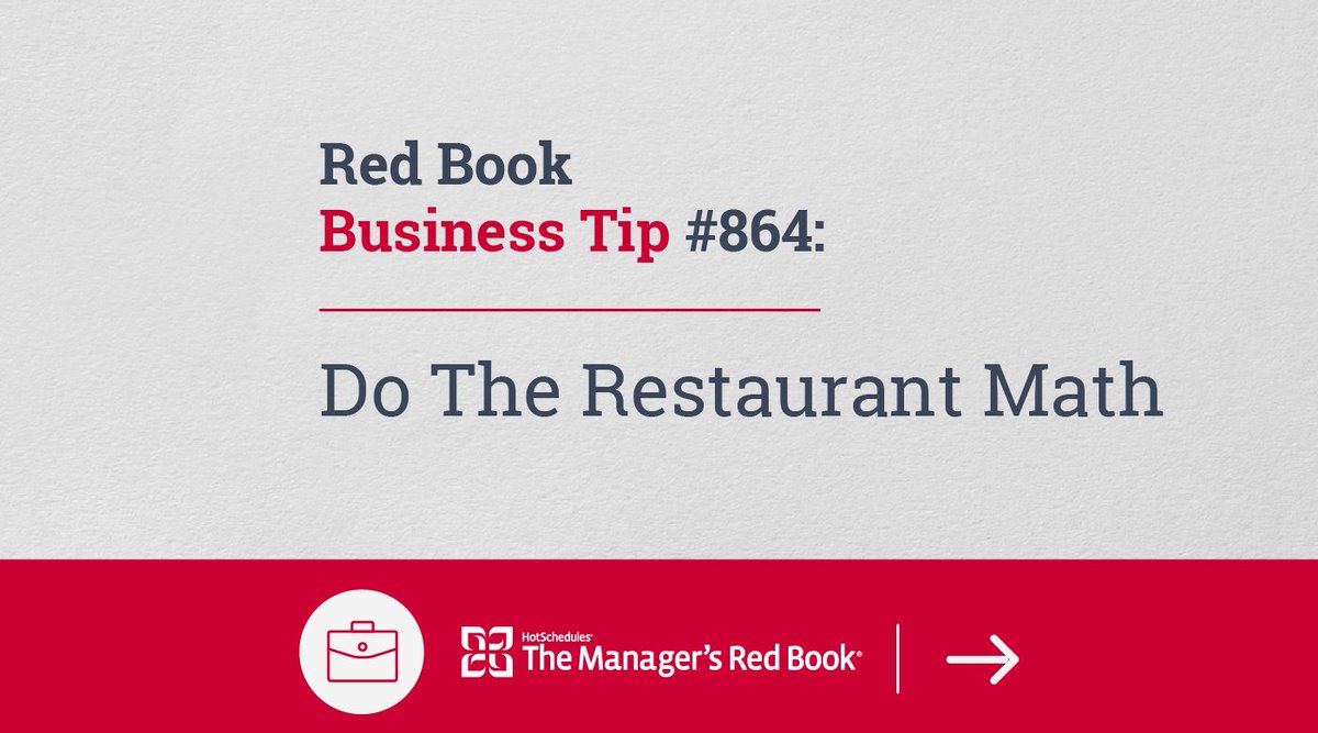 managersredbook's tweet image. There's no magic formula for restaurant success, but doing the right math certainly helps. Check out this infographic created by restaurateur Joe Bastianiach to follow the formula for your own restaurant: possector.com/management/inf… 

#businesstips #restaurateurs #entrepreneurs