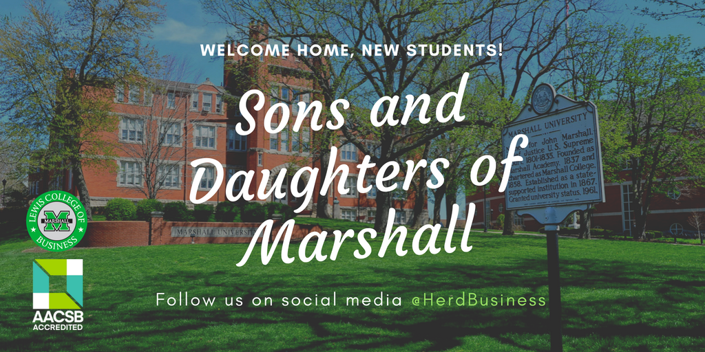 herdbusiness's tweet photo. Welcome hoMe, @marshallu new students! #MarshallWOW #RecFest2018 #AACSB #AACSBSchools #SonsandDaughtersofMarshall #marshall2022 https://t.co/RTyQpFqVRj