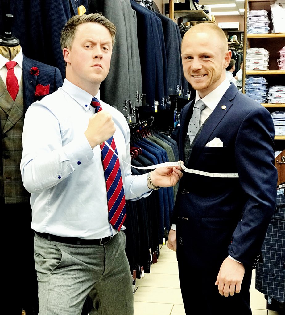 SuitorBrothers's tweet photo. LIKE SHARE FOLLOW us at #SuitorBros. To win 2 @RealCFrampton @LukeJackson @paddyb_ireland Tickets!! We are #TheFightersTailor Keeping them dapper outside the ring.... follow the fun this week on insta @thebelfasttailor too 👍 https://t.co/yI7sLPS3j8