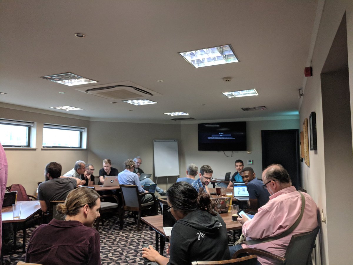 #webpack looks like a hot topic, "Theming WordPress with webpack" starting soon