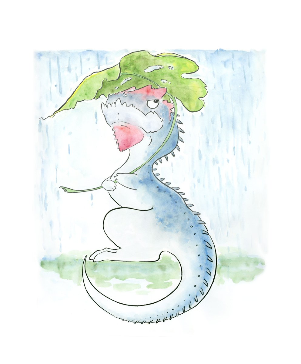 careybowdenart's tweet photo. All caught up! Here's K for "Kryptops" for @AnimalAlphabets!
I just love his stubby little arms 😂
#Kryptops #AnimalAlphabets #dinosaurs #watercolor #doodle #kidlitart https://t.co/1g558pSvoM