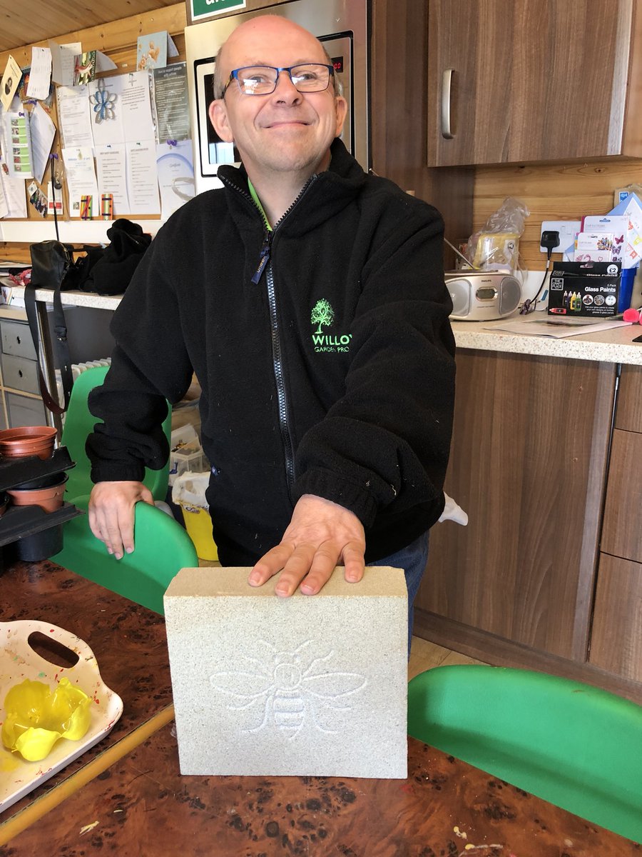 The bee 🐝 stones have been relayed today recreating our Tatton Park show garden back in Fleetwood  <a href="/BBCNWT/">BBC North West</a>  <a href="/RogerJ_01/">Roger Johnson</a> <a href="/DianneOxberry/">Dianne Oxberry</a> <a href="/annabelvtiffin/">Annabel Tiffin</a> <a href="/abbiedjones/">Abbie Jones</a> <a href="/lancashirelife/">Lancashire Life</a> <a href="/LongfellaPoet/">Tony Walsh</a> <a href="/JanineCrimmins/">Janine Crimmins</a> it want be long can’t wait to show you all 🐝