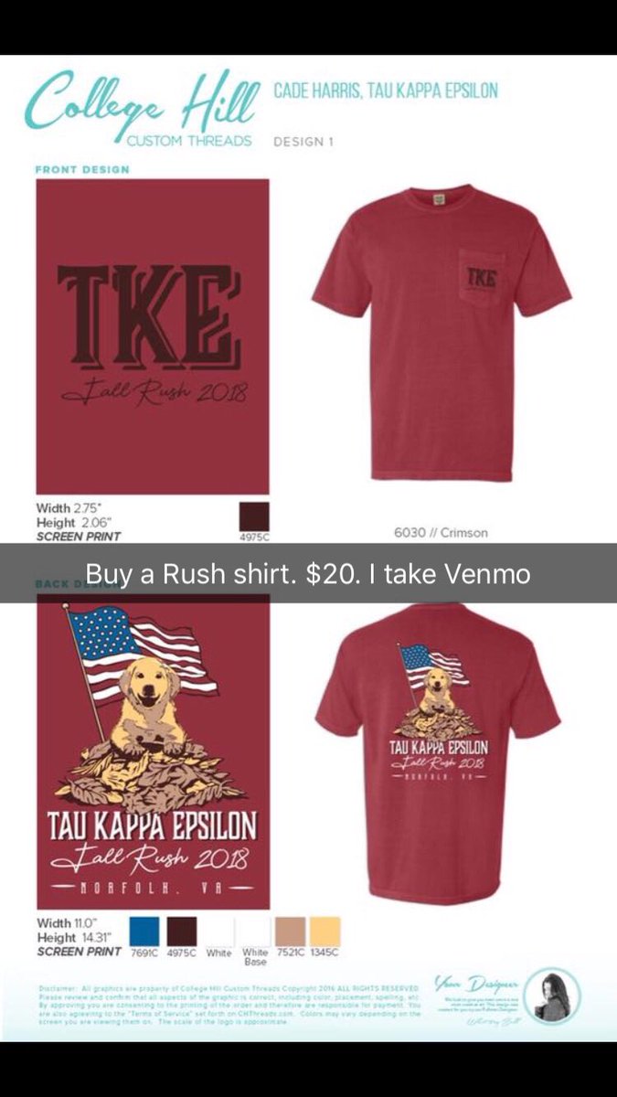 tke rush shirts