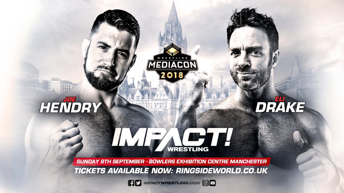 Image result for joe hendry vs eli drake wrestling media con