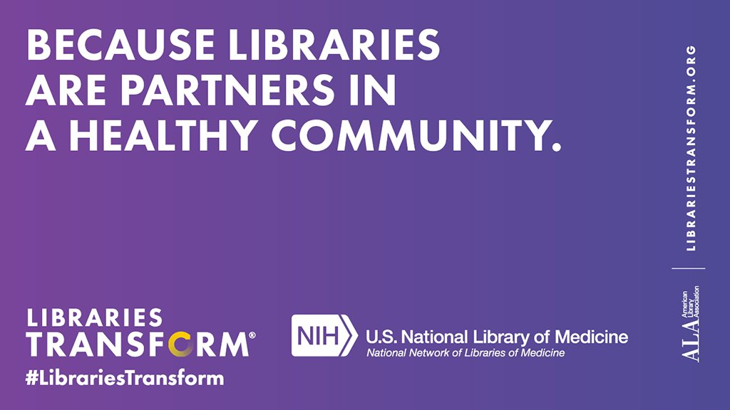 ALALibrary's tweet image. Participating in #HealthLiteracyMonth this October? Check out the #LibrariesTransform Health Literacy Toolkit. Tools are free, but registration is required. bit.ly/2wnMWbN @ALA_PLA