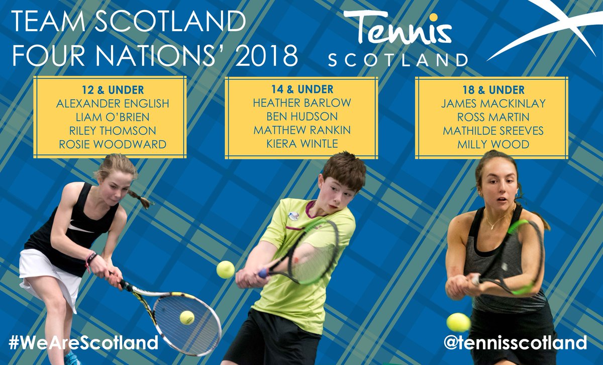 tennisscotland's tweet photo. Tennis Scotland has today announced the team to represent 🏴󠁧󠁢󠁳󠁣󠁴󠁿 at the upcoming Four Nations' Junior Championships. 🎾🏆🎉

👉https://t.co/ousOU9THYb https://t.co/sdbxOKiaua