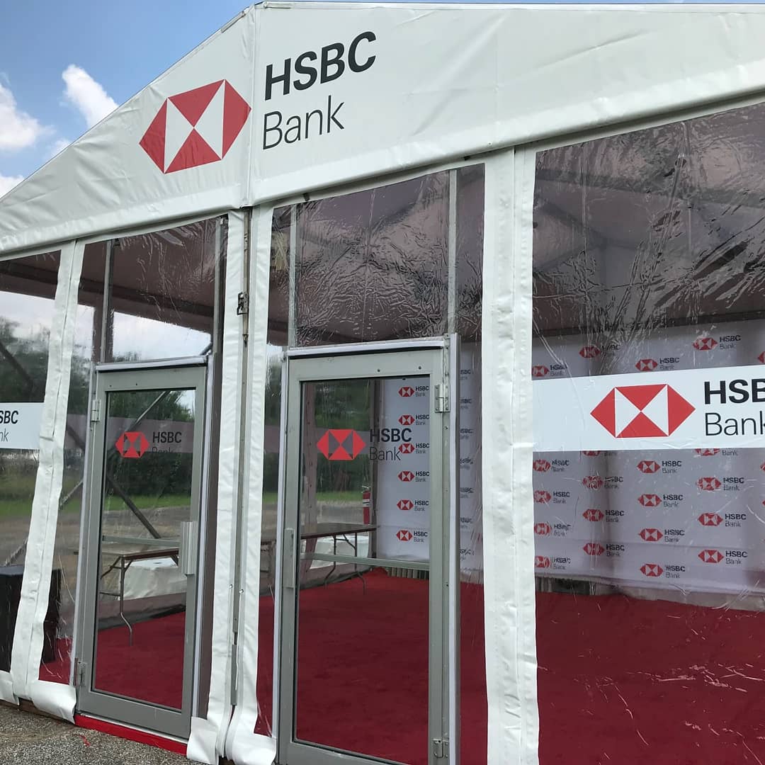 ptgevents's tweet photo. Tent Customization?
PTG has got you covered! πͺ
β’
Featured: tent top, wall and door applications for #HSBCBank at the @hkdbfny this past weekend πβ’
#customizedtent #branding #tentrental #tent #eventprofs #rentals #hongkongdragonboatfestival https://t.co/3BqtG8DM0x