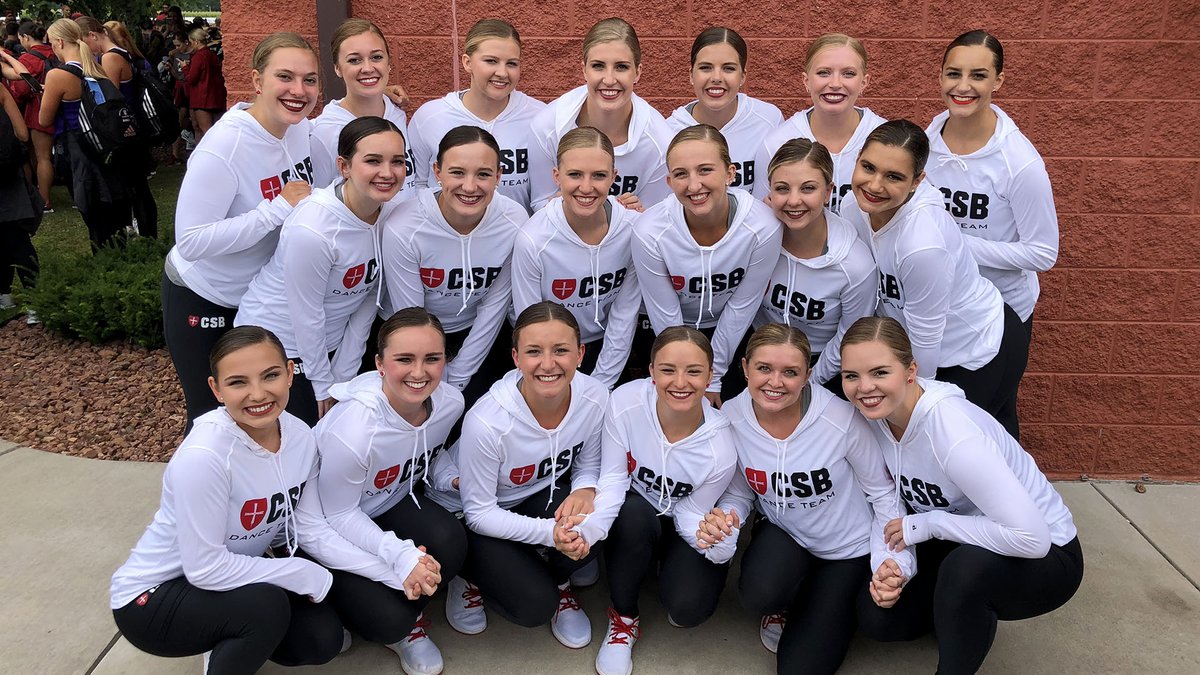 CSB_Athletics's tweet photo. The @CSBDanceTeam competition team put in some preseason work last week at the UDA Camp in the Wisconsin Dells! Can't wait to see what they learned when they performance this season! https://t.co/xrfxi6Yokb https://t.co/PID3rMMJUS