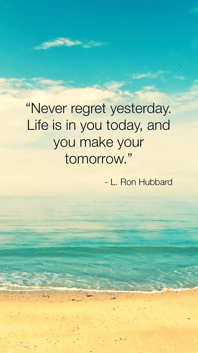 JSG1225's tweet photo. “Never regret yesterday. Life is in you today, and you make your tomorrow.” https://t.co/W4otOwvaV8 #quoteoftheday https://t.co/Ye2dlUvLjG