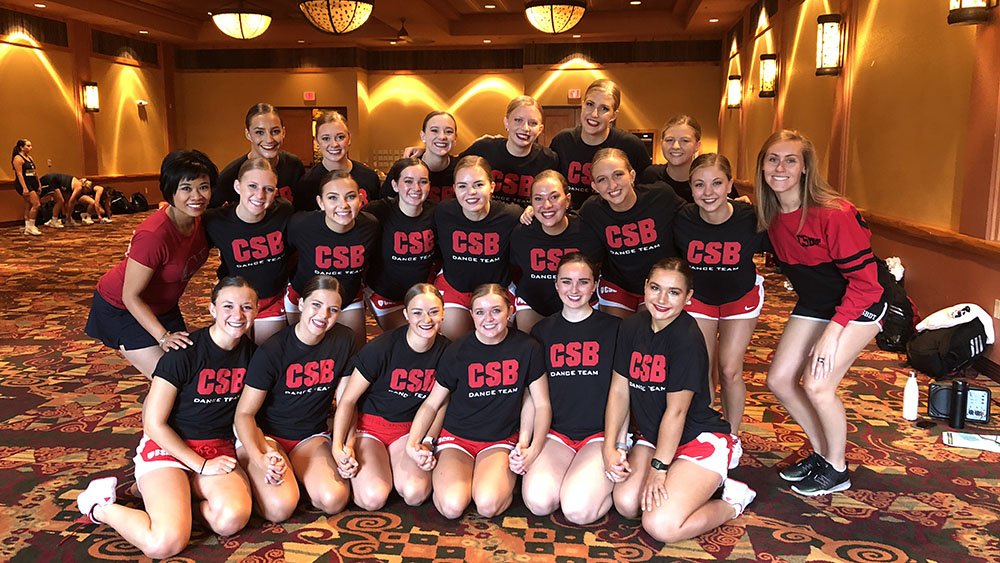 CSB_Athletics's tweet photo. The @CSBDanceTeam competition team put in some preseason work last week at the UDA Camp in the Wisconsin Dells! Can't wait to see what they learned when they performance this season! https://t.co/xrfxi6Yokb https://t.co/PID3rMMJUS