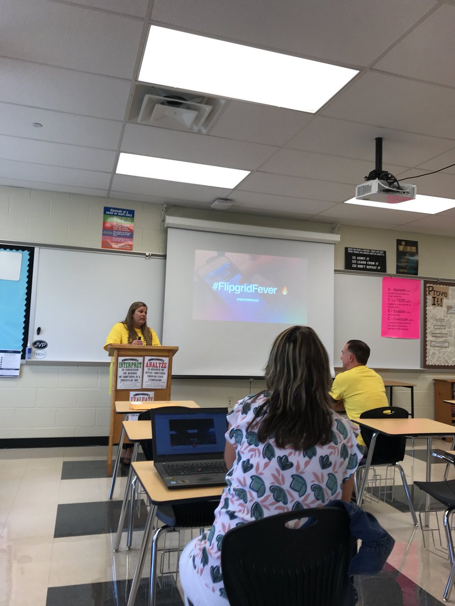 WMelemschool's tweet photo. Just signed up for a Flipgrid account @AshleyShutz Excited to see what can be done in the classroom with this tool #FlipgridFever https://t.co/LpR8e1OCPj