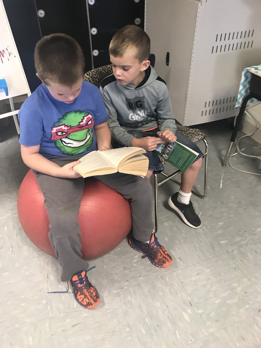 VirdensThird's tweet photo. Practice makes progress. Practicing read to someone. #thedaily5 #liltrojans @VirdensThird @SpartaR3Schools @SpartaElem https://t.co/Nqr3k20r05
