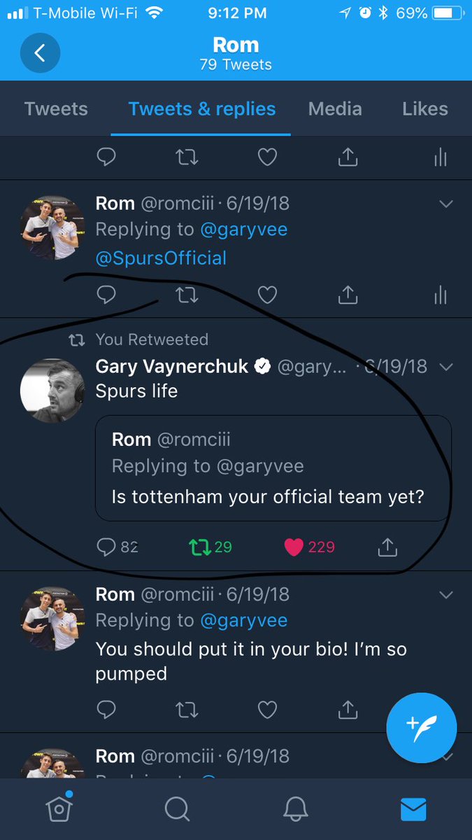 romciii's tweet photo. Had this convo with Gary back in June and after the most recent #AskGaryVee episode I am getting kind of nervous. I hope you hang up the banner I gave you and support the underdogs #spurslife @garyvee @TeamGaryVee https://t.co/s3NnYJxxxQ