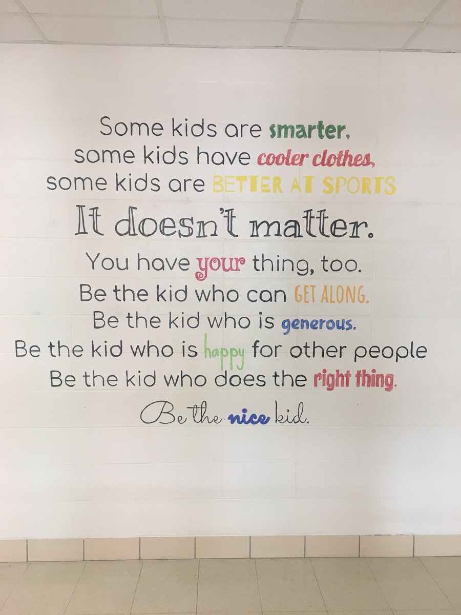 LindseyKoelling's tweet photo. Love our new entrance quote at Espy and my hope for all kiddos this year!! #backtoschoolnixa https://t.co/RQd8s7r3mx