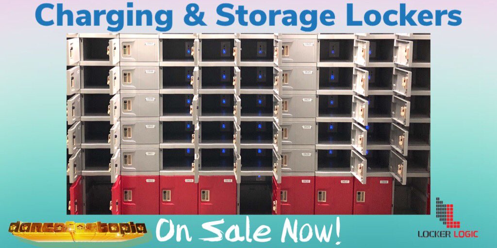 locker_logic's tweet photo. @Dancefestopia 2018!! Charging & Storage Lockers are here!! Rent yours now! #lockerlogic #festivallockers #chargeyourphone #storeyourstuff #takecharge #itmakessense #DFT18 #whatwoulddorothydo https://t.co/YcoxLh99Wx https://t.co/D6mxKMEIx8