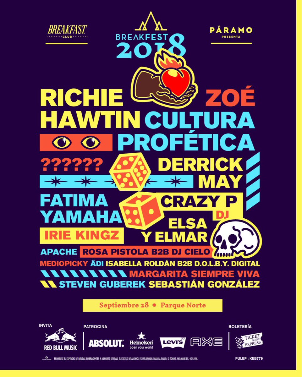 JovManagement's tweet photo. IRIE KINGZ CONFIRMADO EN EL BREAKFEST 2018 MEDEDELLÍN, Colombia.
// @IrieKingz @Breakfest_Col https://t.co/RazafoWvcO